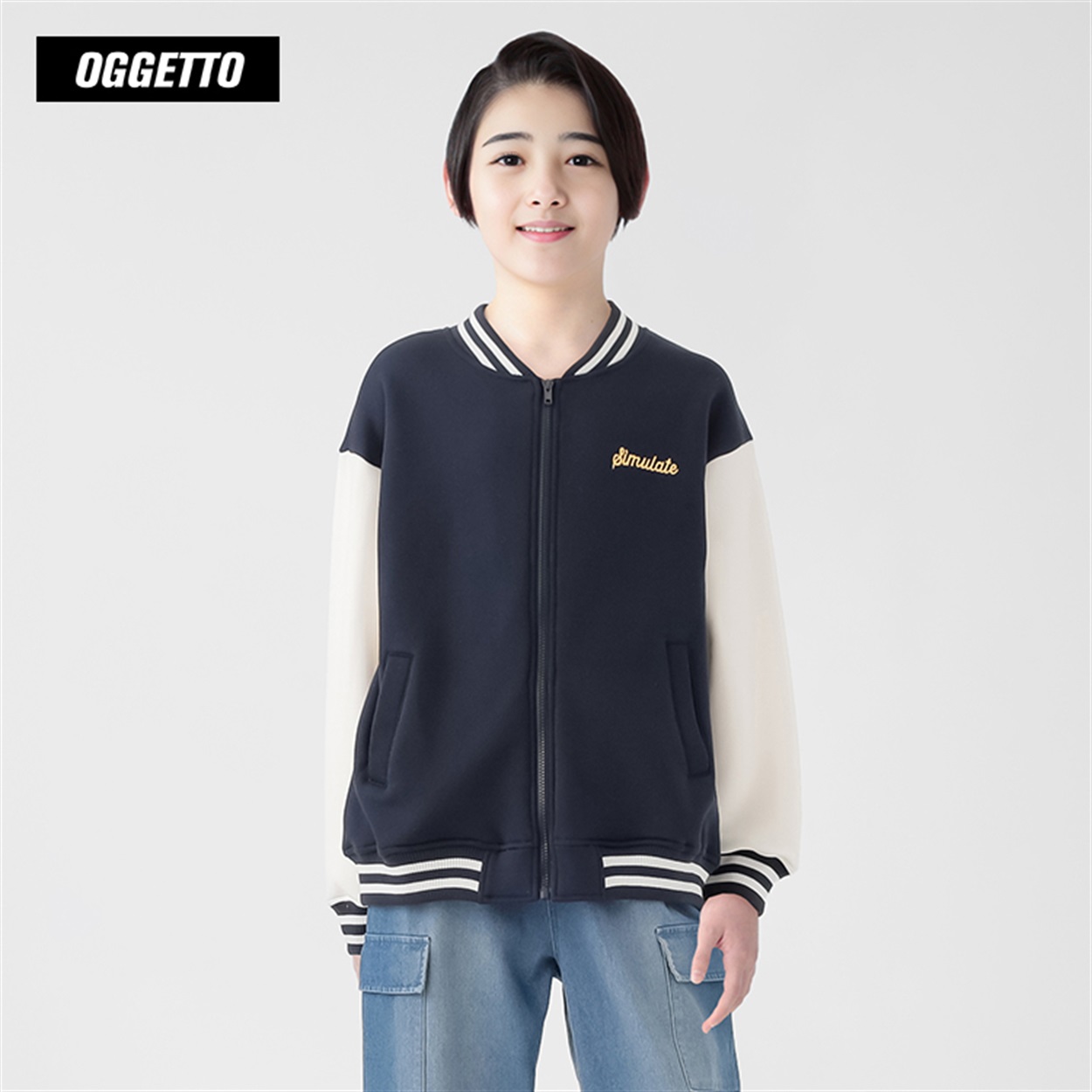 OGGETTO(オジェット) カットスタジャン 男の子 キッズ140cm-170cm