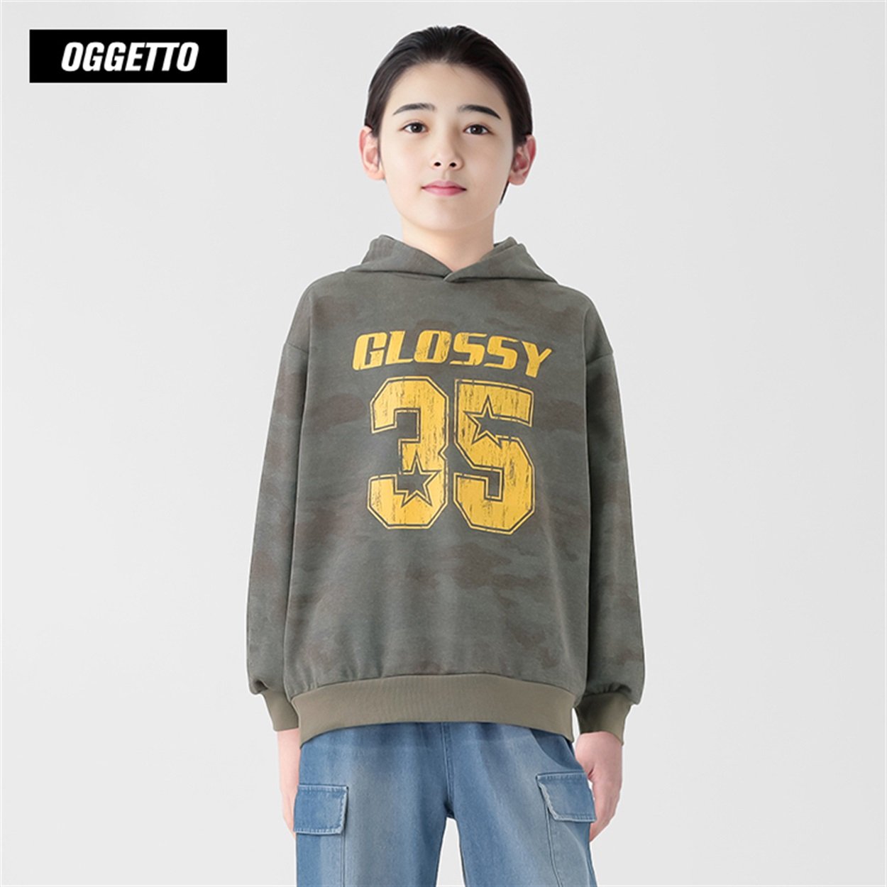 OGGETTO(オジェット) 迷彩柄パーカー 男の子 キッズ140cm-170cm