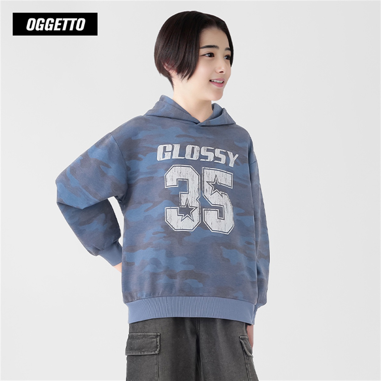 OGGETTO(オジェット) 迷彩柄パーカー 男の子 キッズ140cm-170cm