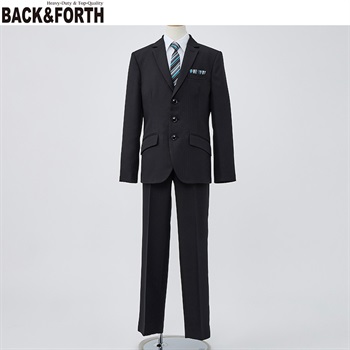 ★ぽん★イオン　フォーマル　スーツ　男の子　160　卒業式 BACK＆FORTH ベーシック三点スーツ キッズ 男の子 フォーマル スーツ