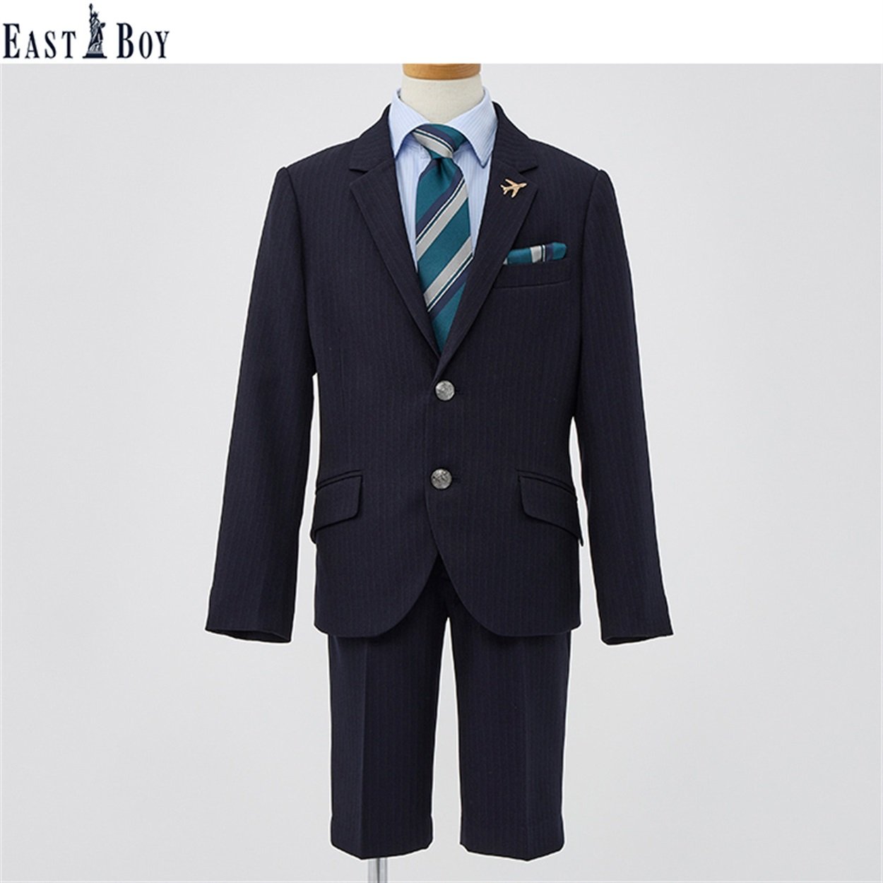 EAST BOY レジメハーフパンツスーツ キッズ 男の子 フォーマル スーツ