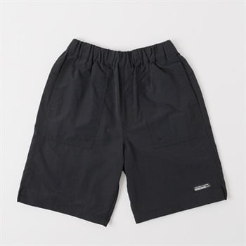 ナイロンワッシャーショートパンツ 男の子 キッズ 130cm-170cm(ブラック-130cm)