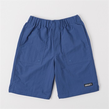 ナイロンワッシャーショートパンツ 男の子 キッズ 130cm-170cm(ブルー-130cm)