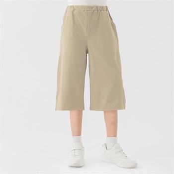 エステル天竺バック布帛ポケット７分パンツ 男の子 キッズ 130cm-170cm(ベージュ-130cm)