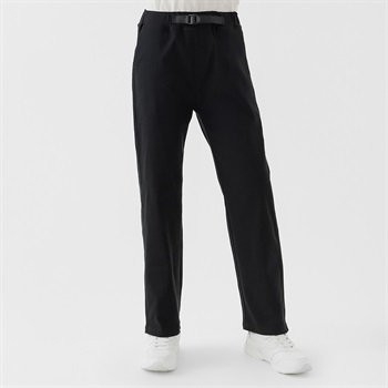 バックル付きクライミングパンツ 男の子 キッズ 130cm-170cm(ブラック-130cm)