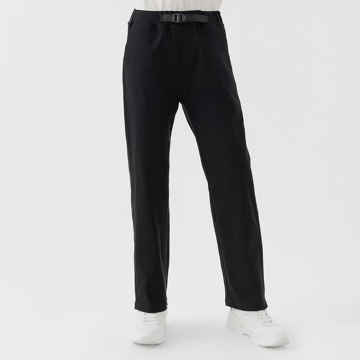 バックル付きクライミングパンツ 男の子 キッズ 130cm-170cm(ブラック-160cm)