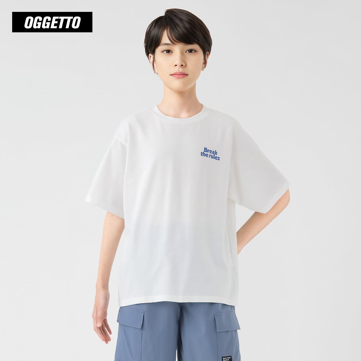 OGGETTO(オジェット) バックバーガーTシャツ 男の子 キッズ 140cm