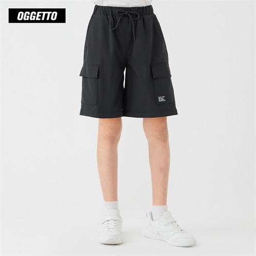 OGGETTO(オジェット) リップカーゴショートパンツ 男の子 キッズ 140cm-170cm(ブラック-140cm)