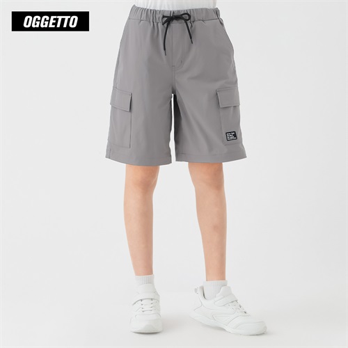 OGGETTO(オジェット) リップカーゴショートパンツ 男の子 キッズ 140cm-170cm(グレー-140cm)