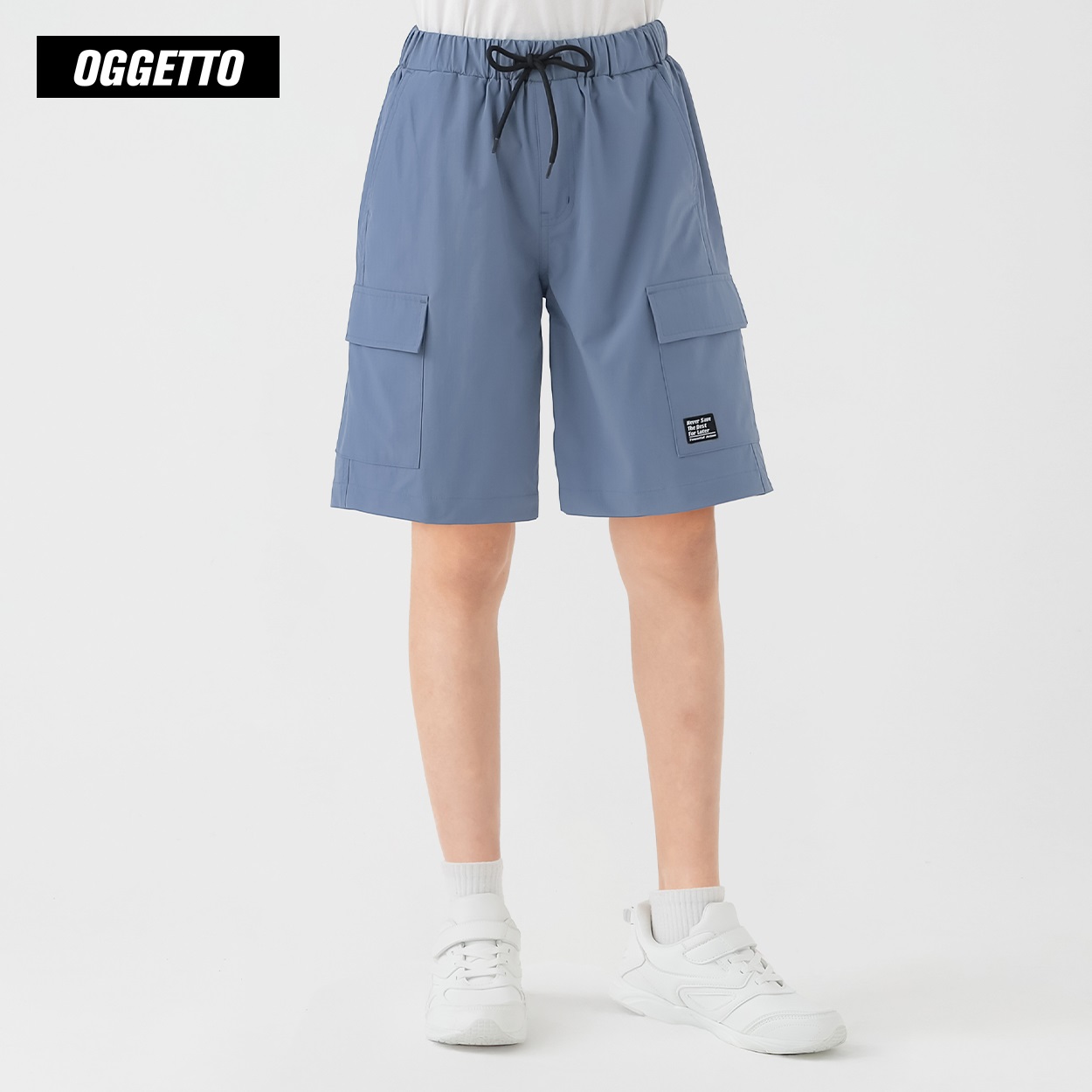 OGGETTO(オジェット) リップカーゴショートパンツ 男の子 キッズ 140cm-170cm(ブルー-170cm)