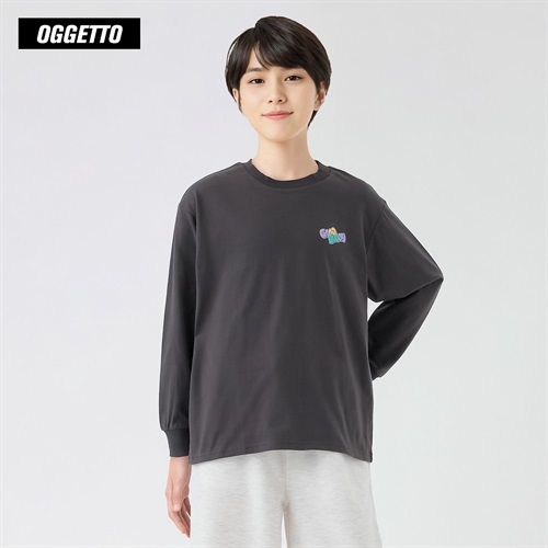 OGGETTO(オジェット) バックボーイロングＴシャツ 男の子 キッズ 140cm-170cm(チヤコ－ルグレ－-140cm)