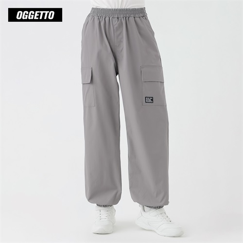 OGGETTO(オジェット) リップカーゴロングパンツ 男の子 キッズ 140cm-170cm(グレー-140cm)