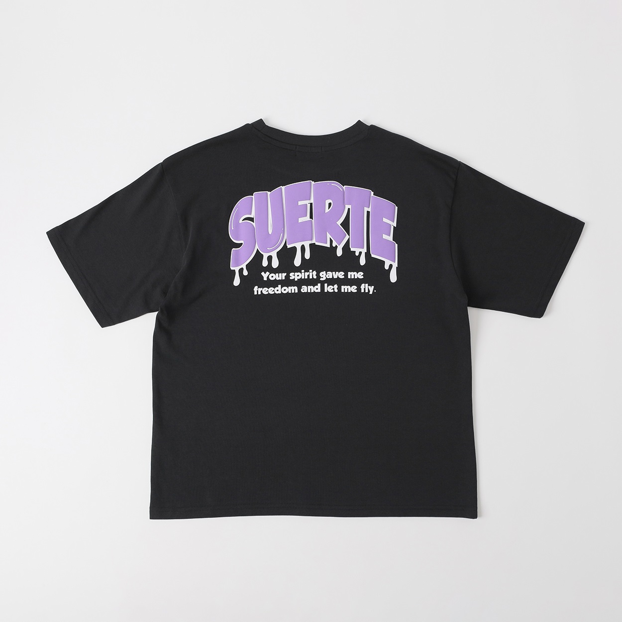 OGGETTO(オジェット) バック発泡ロゴTシャツ キッズ 男の子 140cm-170cm(ブラック-150cm)