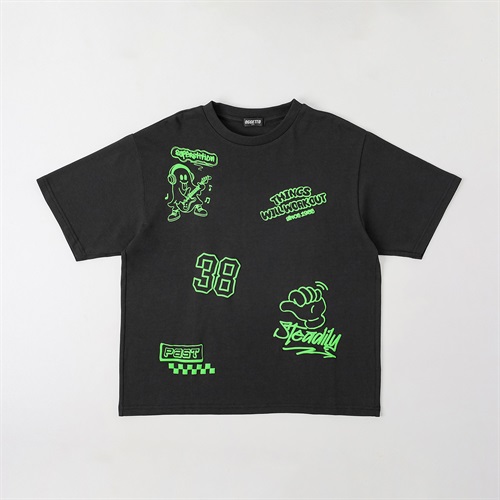 OGGETTO(オジェット) フロント発泡プリントTシャツ キッズ 男の子 140cm-170cm