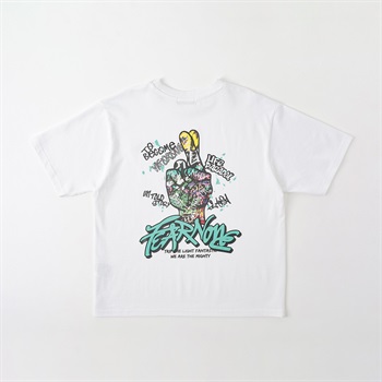 OGGETTO(オジェット) バックボーイTシャツ キッズ 男の子 140cm-170cm(ホワイト-140cm)