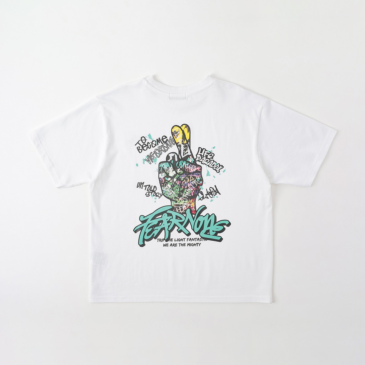 OGGETTO(オジェット) バックボーイTシャツ キッズ 男の子 140cm-170cm(ホワイト-160cm)