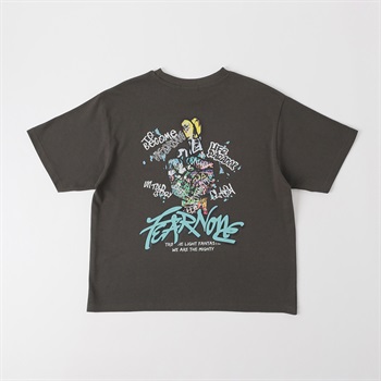 OGGETTO(オジェット) バックボーイTシャツ キッズ 男の子 140cm-170cm(チャコ－ルグレ－-140cm)
