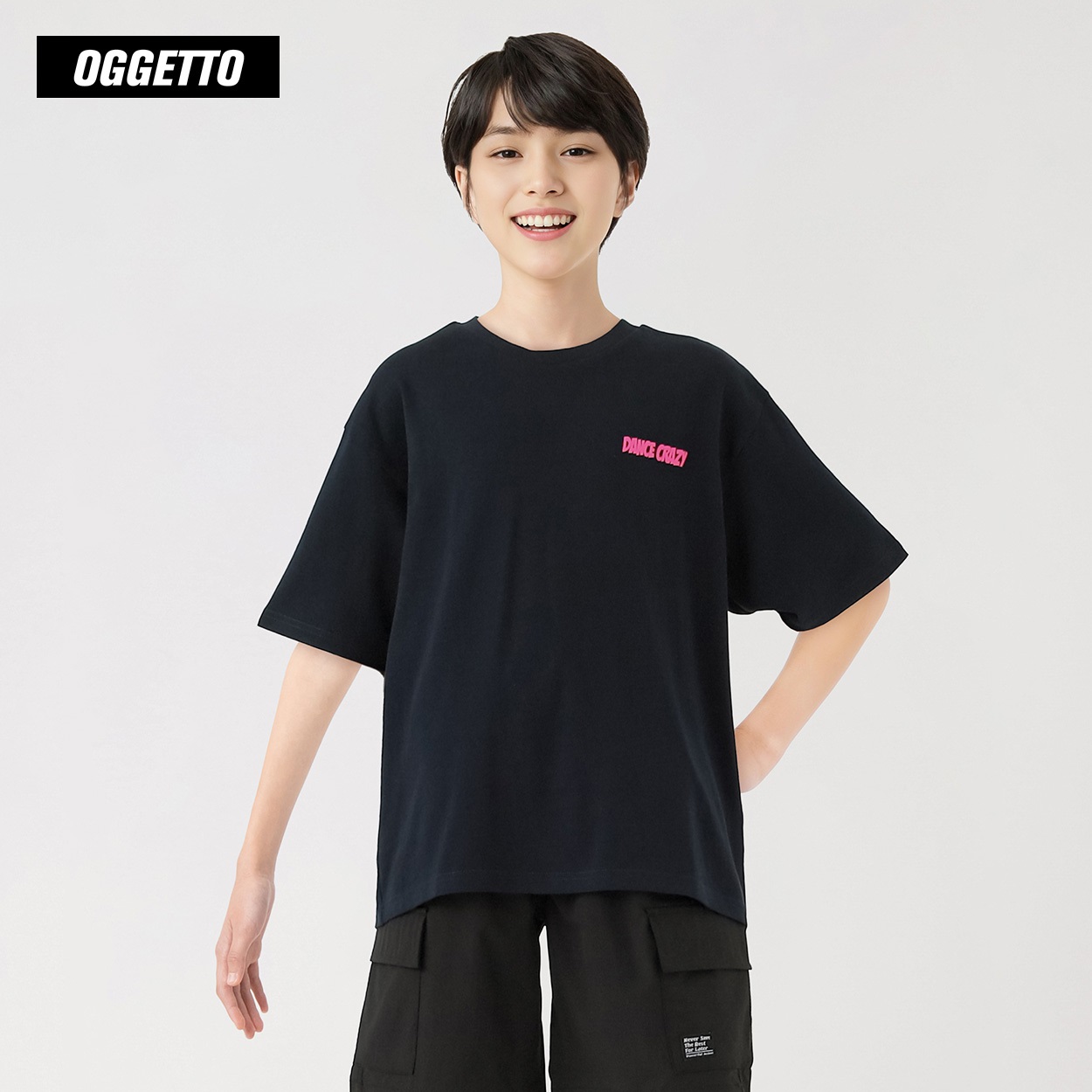 OGGETTO(オジェット)  オバケ蛍光発泡Tシャツ キッズ 男の子 140cm-170cm(ネイビー-150cm)