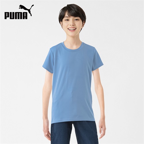 PUMA プーマ 半袖ジャガードシャツ 男の子 キッズ 130cm-160cm