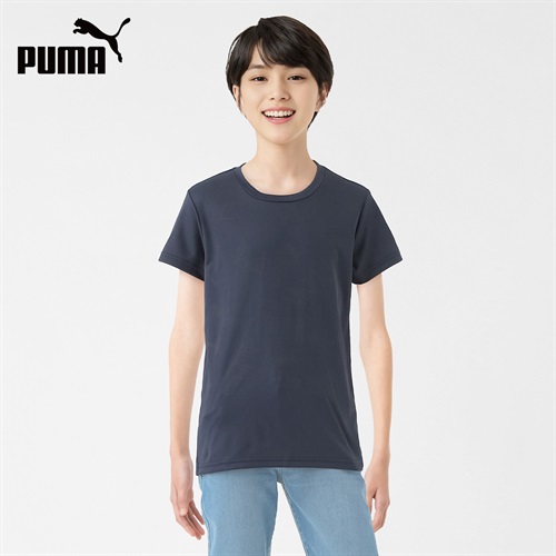 PUMA プーマ 半袖ジャガードシャツ 男の子 キッズ 130cm-160cm