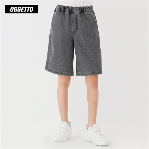 OGGETTO(オジェット) デニムオバケハーフパンツ 男の子 キッズ 140cm-170cm(チャコ－ルグレ－-140cm)