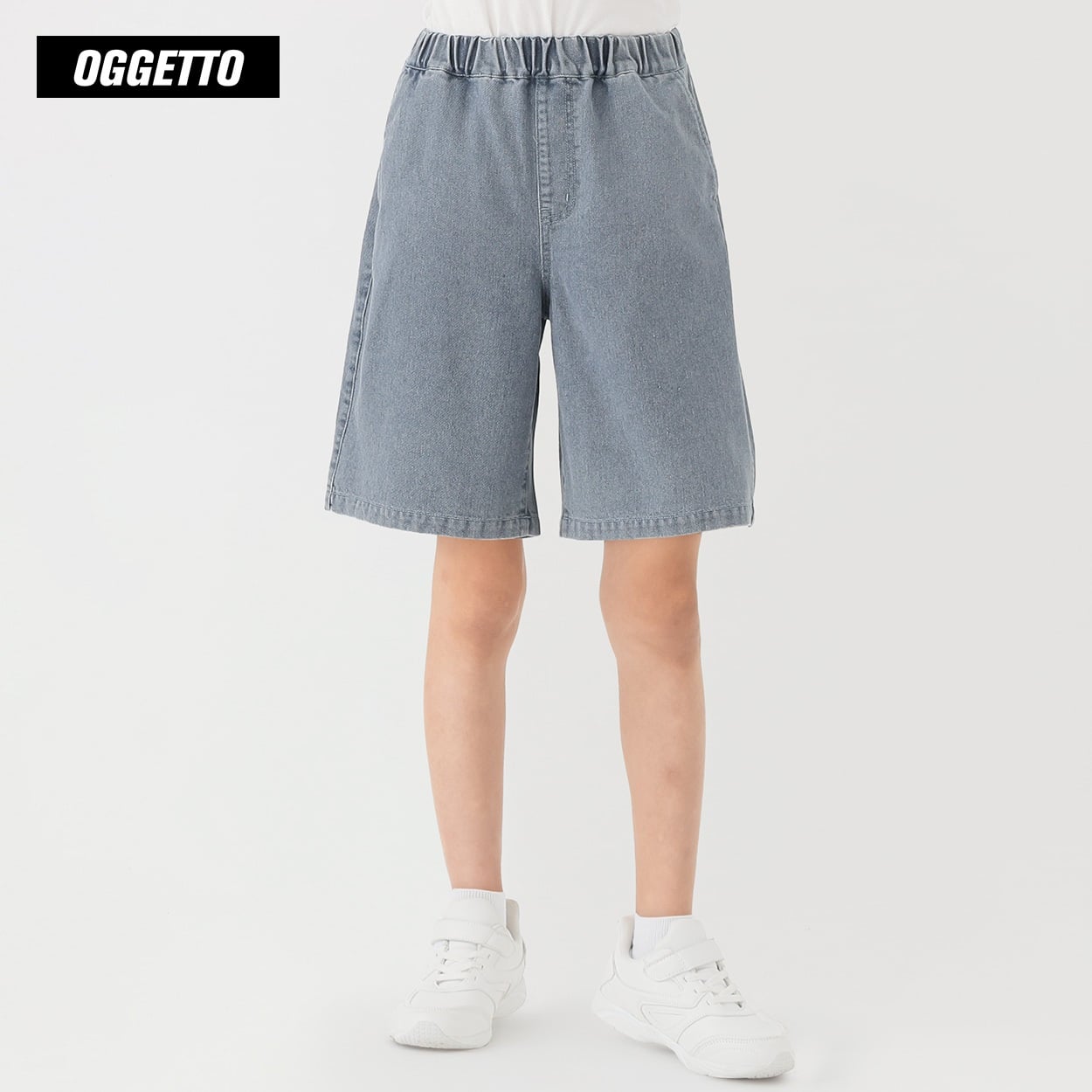 OGGETTO(オジェット) デニムオバケハーフパンツ 男の子 キッズ 140cm-170cm(ブルー-140cm)