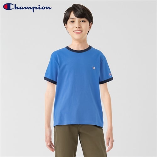 Champion(チャンピオン) リンガー配色半袖Tシャツ 男の子 キッズ