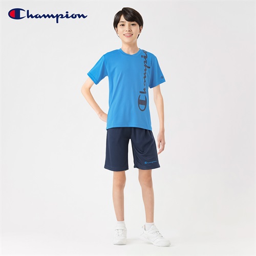 Champion チャンピオンTシャツスーツ 男の子 キッズ 130cm-160cm(ターコイズ-130cm)