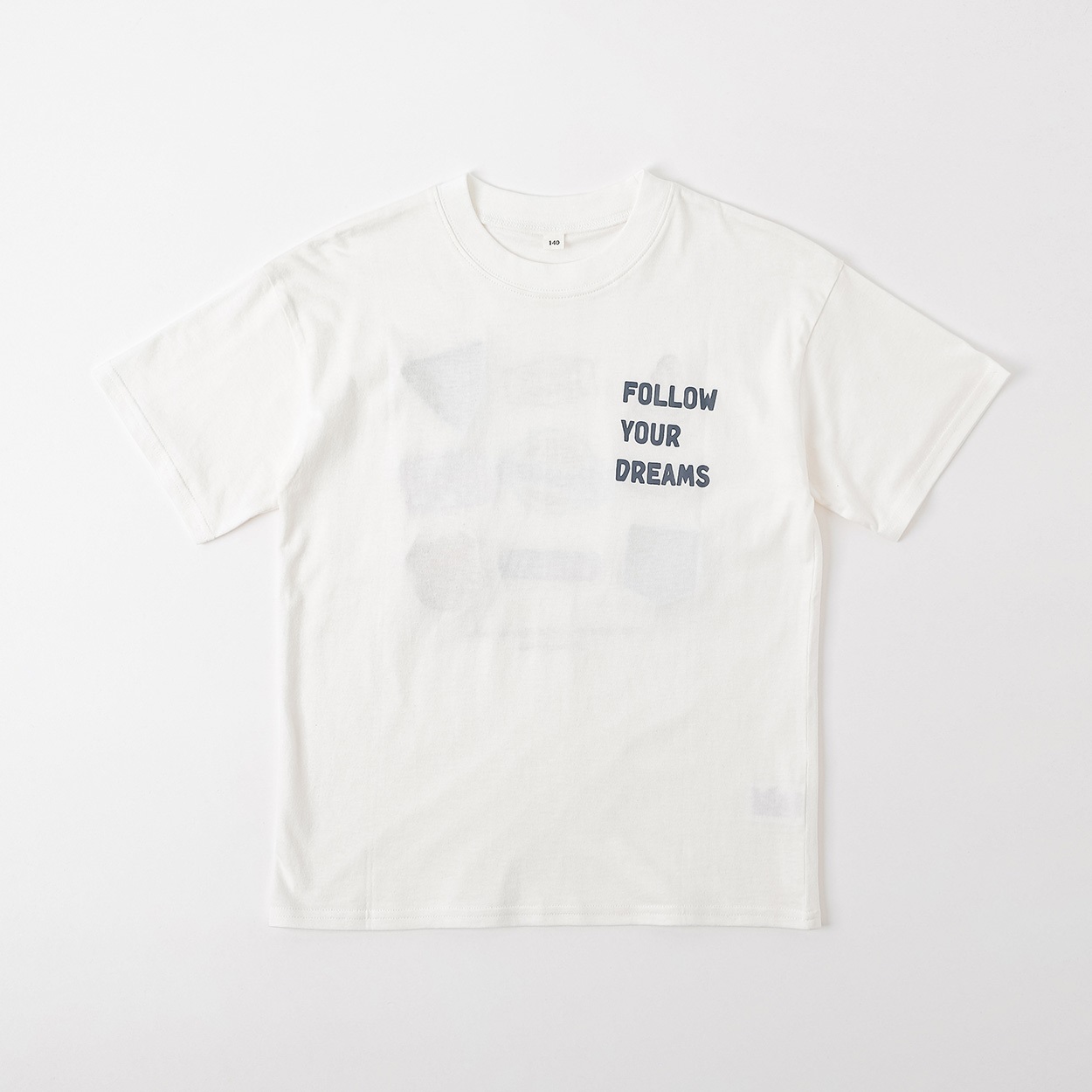 ワッペンプリント半袖Ｔシャツ 男の子 キッズ 130cm-170cm(ホワイト-160cm)