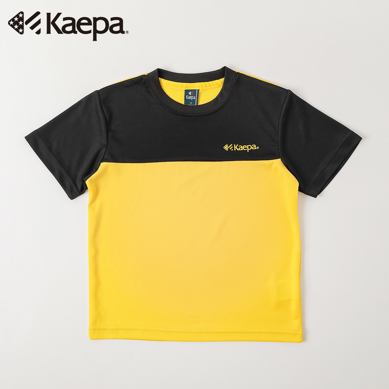 Kaepa(ケイパ) バイカラーT キッズ 男の子 女の子 130cm-160cm(イエロー-140cm)