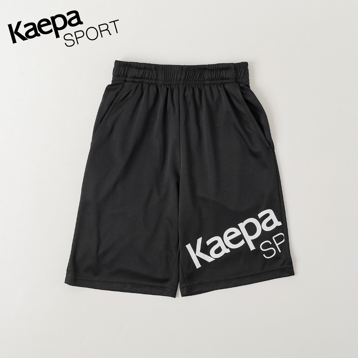 Kaepa(ケイパスポーツ) ハーフパンツ キッズ 男の子 女の子 130cm-160cm(ブラック-160cm)