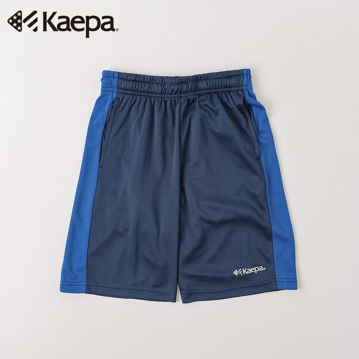 Kaepa(ケイパ) サイドラインハーフパンツ キッズ 男の子 女の子 130cm-160cm(ネイビー-140cm)