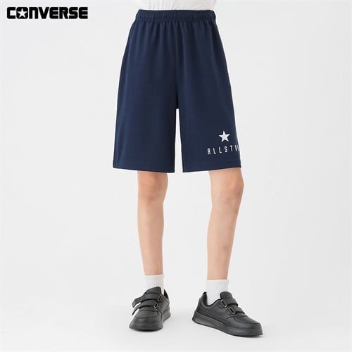 CONVERSE(コンバース) ショートパンツ ロゴ キッズ 男の子 130cm-160cm(ネイビー-130cm)