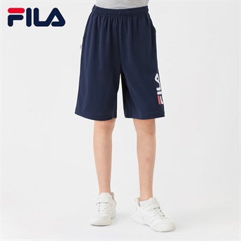FILA(フィラ) ショートパンツタテロゴ キッズ 男の子 130cm-160cm(ネイビー-130cm)