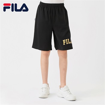 FILA(フィラ) ショートパンツヨコロゴ キッズ 男の子 130cm-160cm(ブラック-130cm)