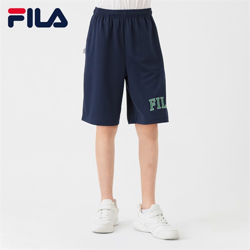 FILA(フィラ) ショートパンツヨコロゴ キッズ 男の子 130cm-160cm(ネイビー-130cm)
