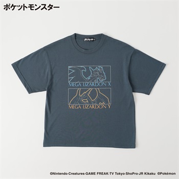 ポケットモンスター 天竺半袖Tシャツ キッズ 130cm-160cm(チャコール-130cm)