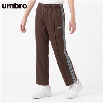 UMBRO(アンブロ) ロゴテープパンツ キッズ 男の子 130cm-160cm(ブラウン-130cm)