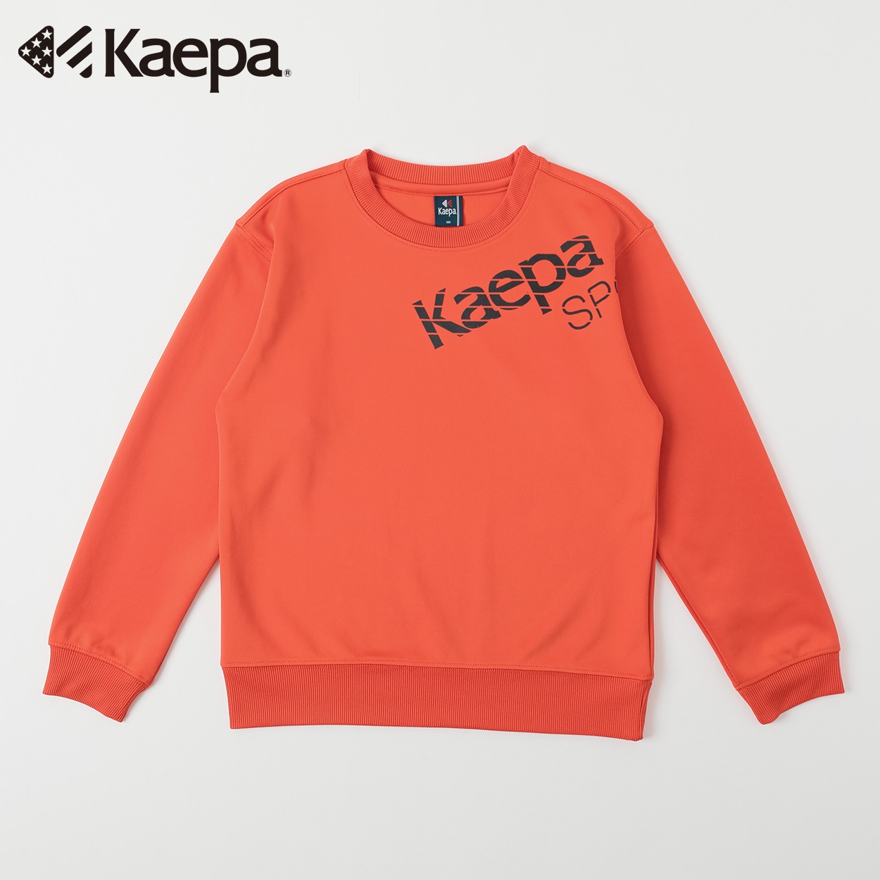 Kaepa(ケイパ) 長袖プリントスウェット キッズ 男の子 130cm-160cm(オレンジ-140cm)
