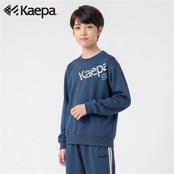 Kaepa(ケイパ) 長袖プリントスウェット キッズ 男の子 130cm-160cm(ネイビー-130cm)