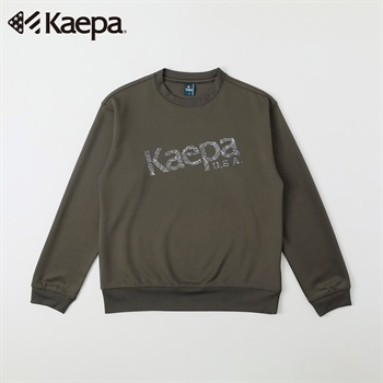Kaepa(ケイパ) 長袖プリントスウェット キッズ 男の子 130cm-160cm(カーキ-130cm)