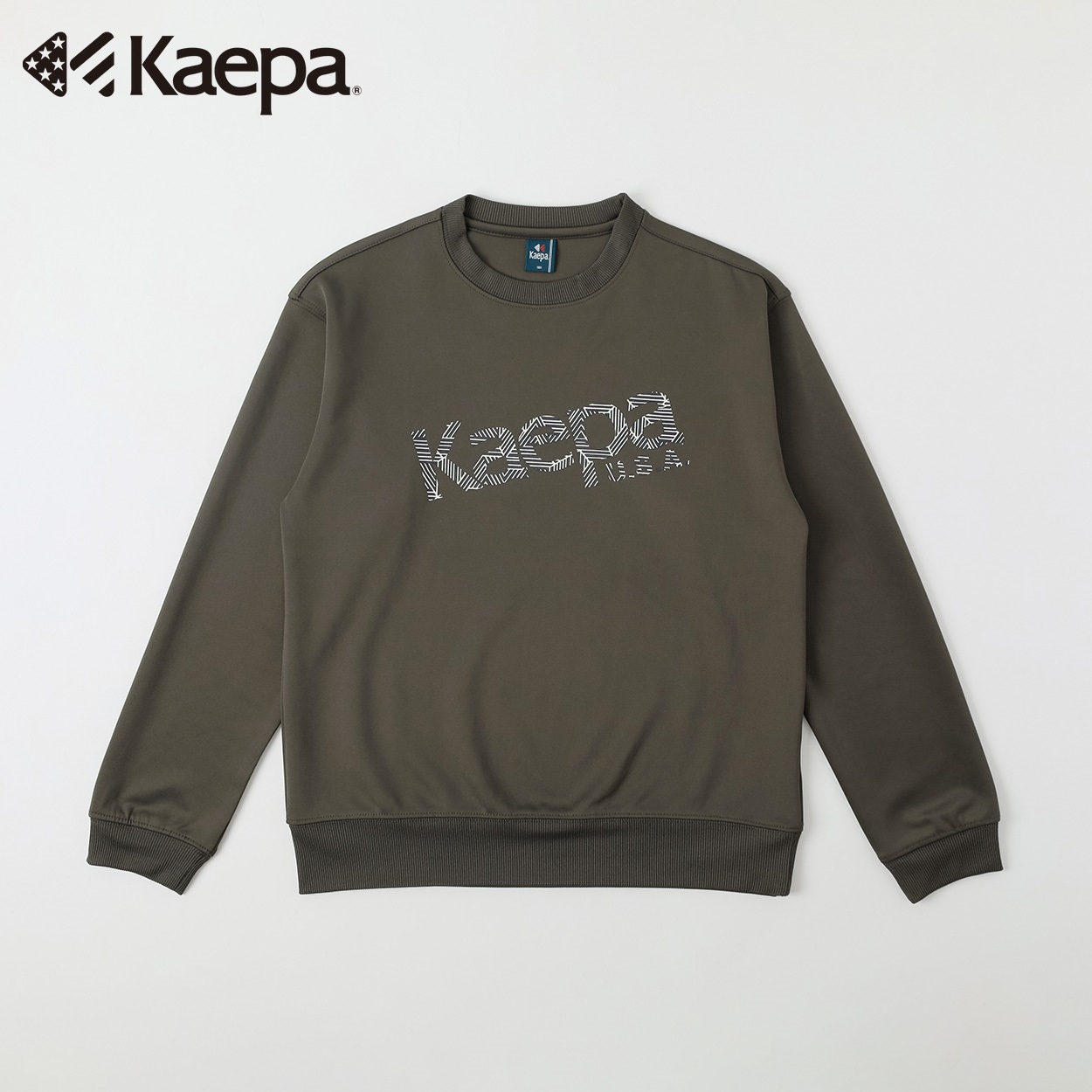 Kaepa(ケイパ) 長袖プリントスウェット キッズ 男の子 130cm-160cm(カーキ-150cm)