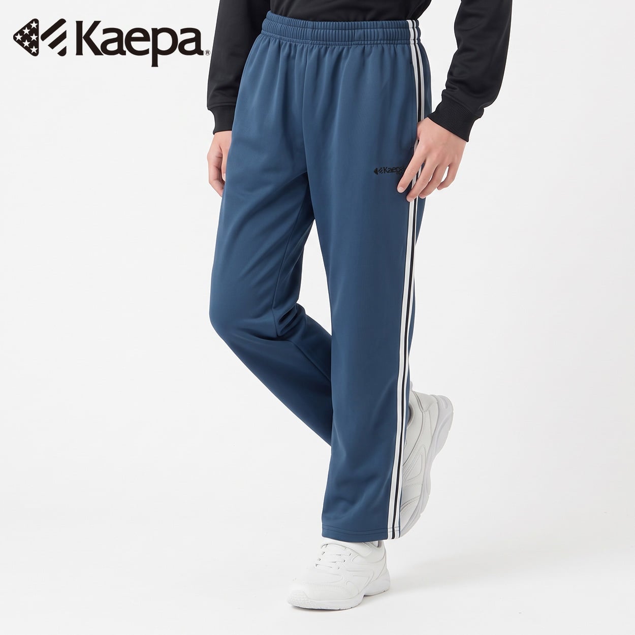 Kaepa(ケイパ) サイドラインパンツ キッズ 男の子 130cm-160cm(ネイビー-160cm)