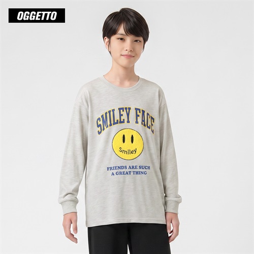 OGGETTO(オジェット) スマイリーコラボサガラ長袖Ｔシャツ キッズ 男の子 140cm-170cm