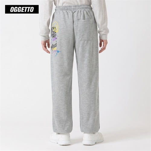 OGGETTO(オジェット) スマイリーコラボジョグパンツ キッズ 男の子 140cm-170cm(グレー-140cm)