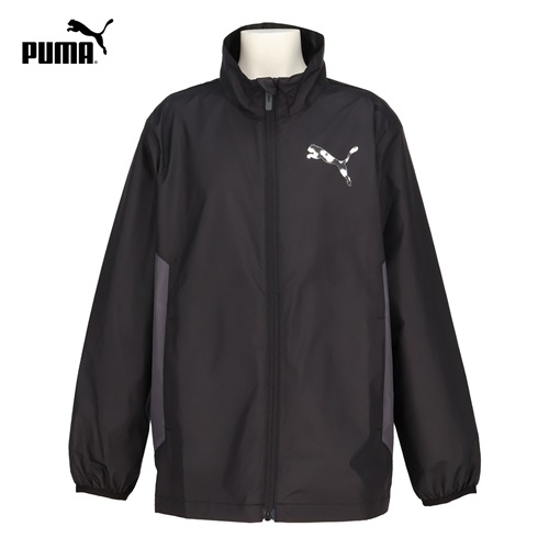 PUMA(プーマ) ウィンドジャケット キッズ 男の子 130cm-160cm(ブラック-130cm)