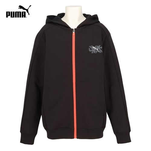 PUMA(プーマ) アクティブスポーツパーカー キッズ 男の子 130cm-160cm(ブラック-130cm)