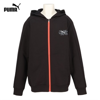 PUMA(プーマ) アクティブスポーツパーカー キッズ 男の子 130cm-160cm(ブラック-130cm)