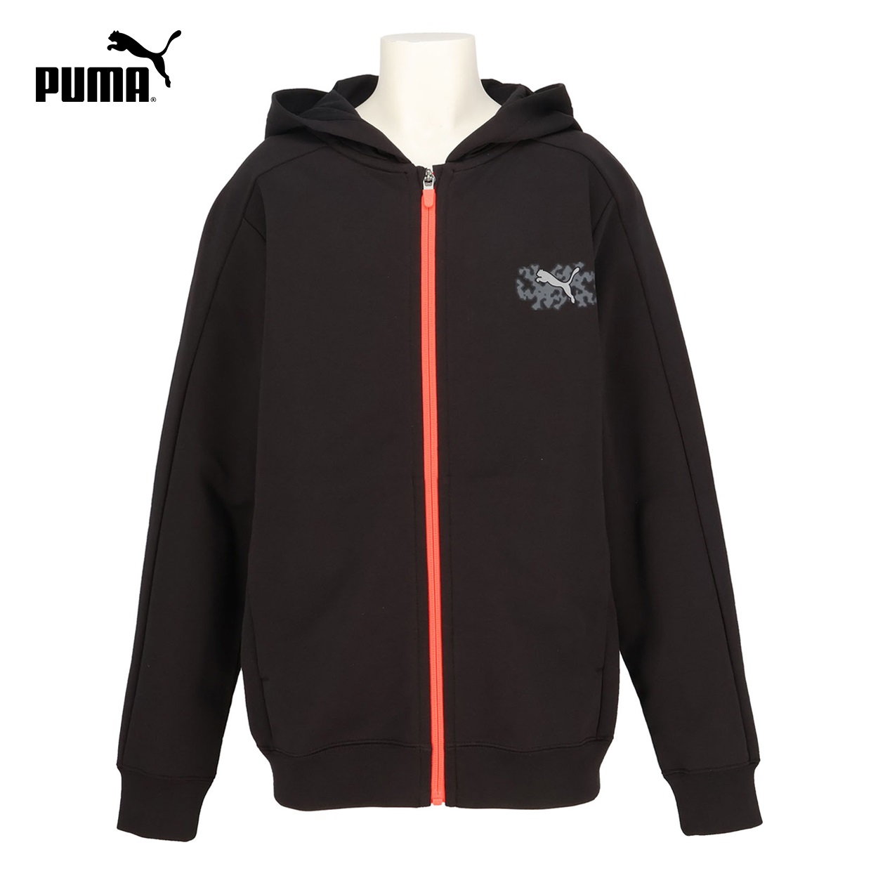PUMA(プーマ) アクティブスポーツパーカー キッズ 男の子 130cm-160cm(ブラック-140cm)