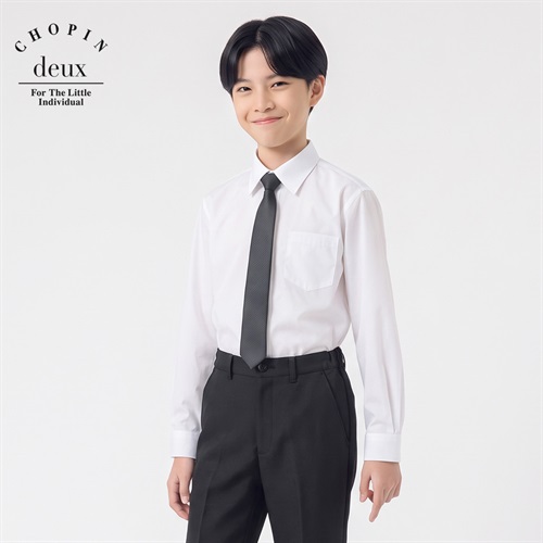 ネクタイ付きシャツ キッズ 男の子 100cm-160cm